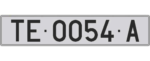 TE0054A matricula larga