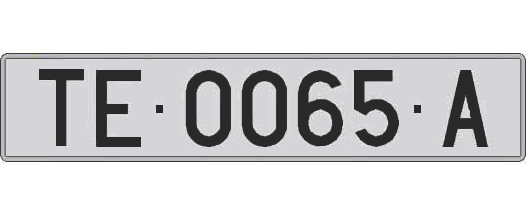 TE0065A matricula larga