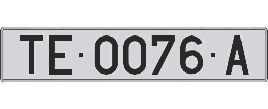 TE0076A matricula larga