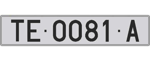 TE0081A matricula larga