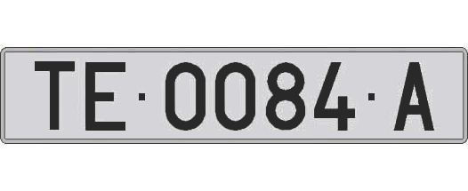 TE0084A matricula larga