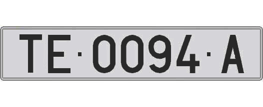 TE0094A matricula larga