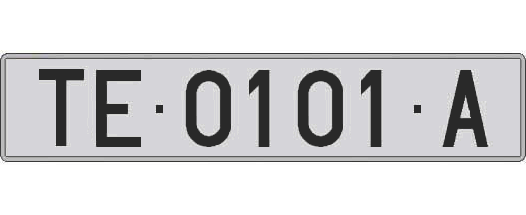 TE0101A matricula larga