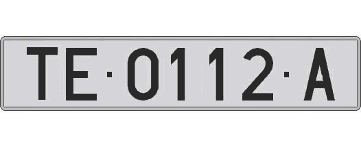 TE0112A matricula larga