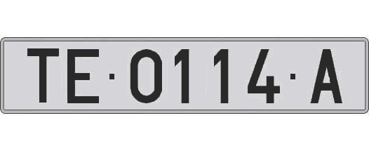 TE0114A matricula larga