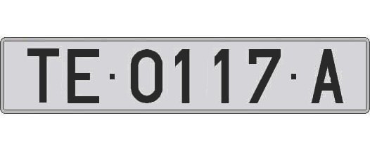 TE0117A matricula larga