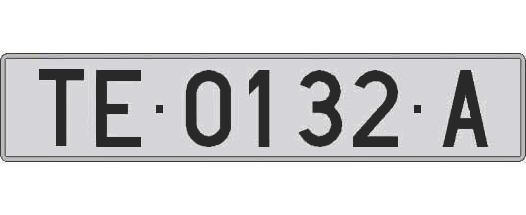TE0132A matricula larga