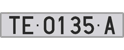 TE0135A matricula larga