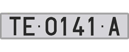 TE0141A matricula larga
