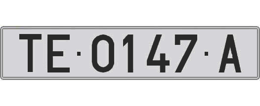 TE0147A matricula larga