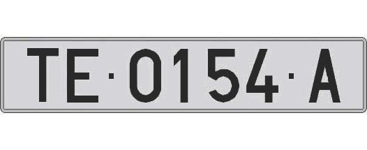 TE0154A matricula larga