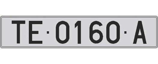 TE0160A matricula larga