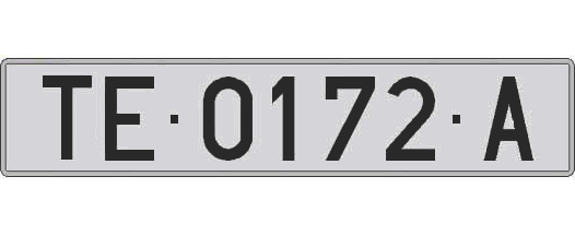 TE0172A matricula larga