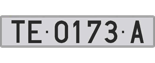 TE0173A matricula larga