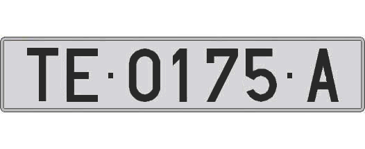 TE0175A matricula larga