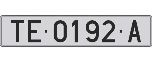 TE0192A matricula larga
