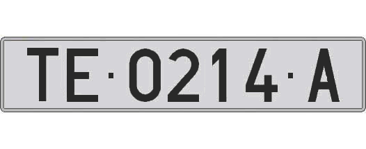 TE0214A matricula larga
