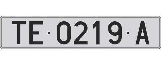 TE0219A matricula larga