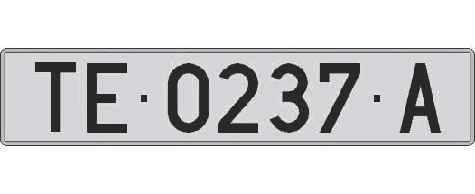 TE0237A matricula larga