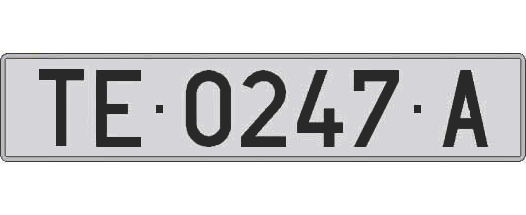 TE0247A matricula larga