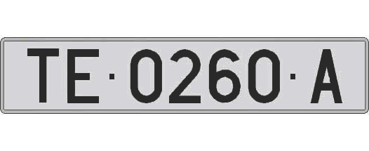 TE0260A matricula larga