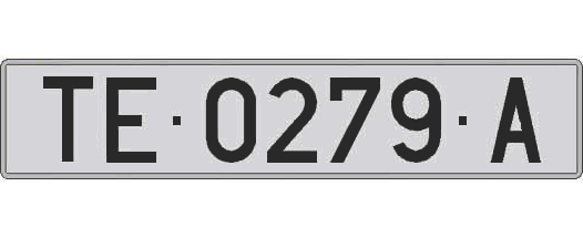 TE0279A matricula larga