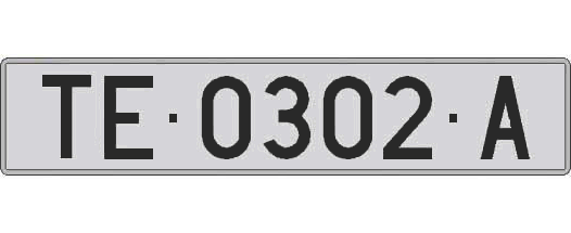TE0302A matricula larga