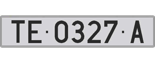TE0327A matricula larga