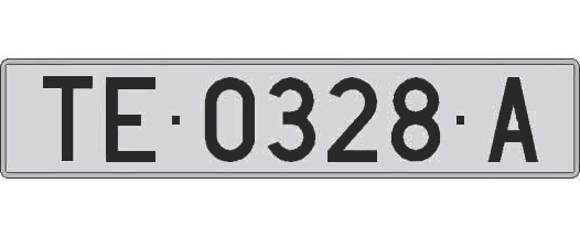 TE0328A matricula larga