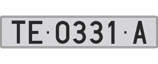 TE0331A matricula larga