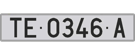 TE0346A matricula larga