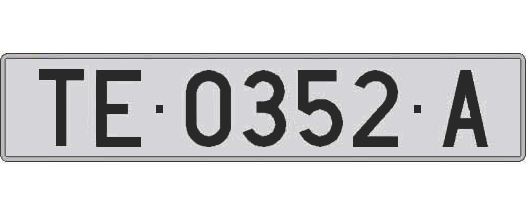 TE0352A matricula larga