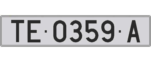 TE0359A matricula larga