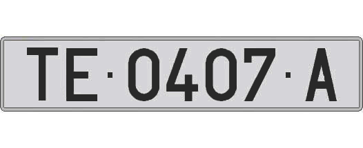 TE0407A matricula larga