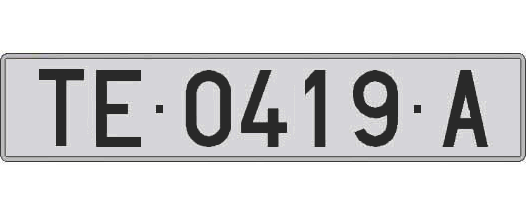 TE0419A matricula larga