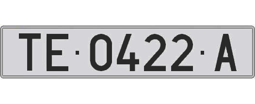 TE0422A matricula larga