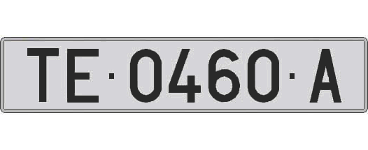 TE0460A matricula larga