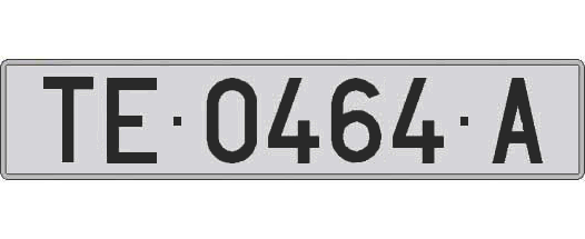 TE0464A matricula larga