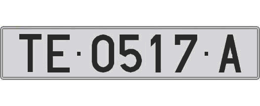 TE0517A matricula larga