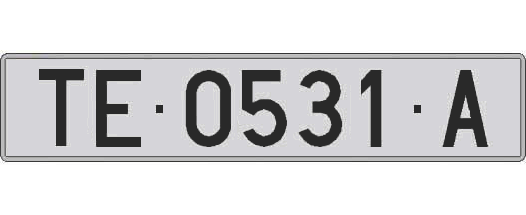TE0531A matricula larga