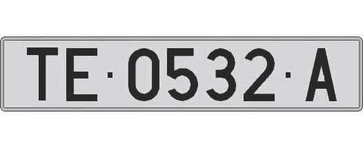 TE0532A matricula larga