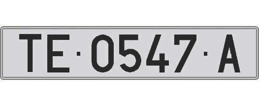 TE0547A matricula larga