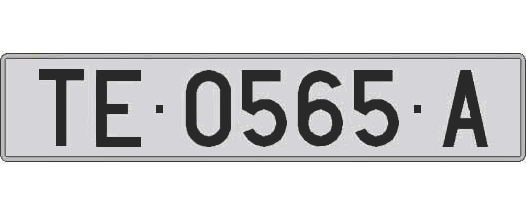 TE0565A matricula larga