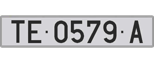 TE0579A matricula larga