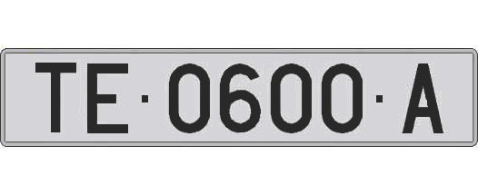 TE0600A matricula larga