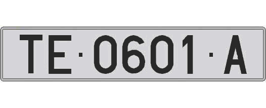 TE0601A matricula larga