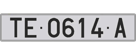 TE0614A matricula larga