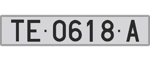TE0618A matricula larga