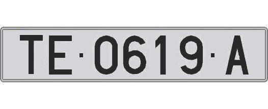 TE0619A matricula larga