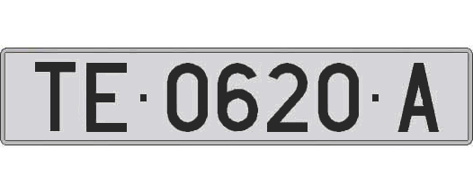 TE0620A matricula larga